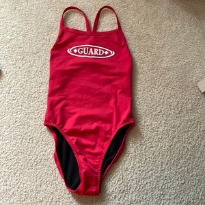 Lifeguard Bathing Suit One Piece